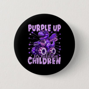 Macaron Rond 5 Cm Purple Up For Military Kids Mois Military Child D
