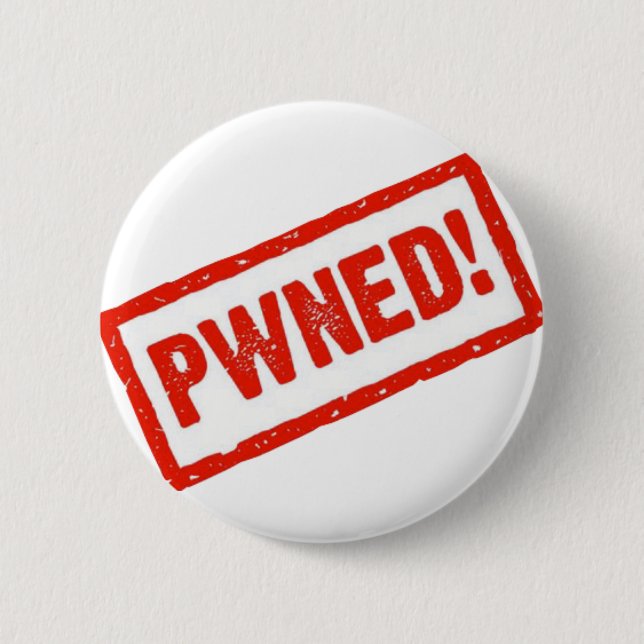 MACARON ROND 5 CM PWNED (Devant)