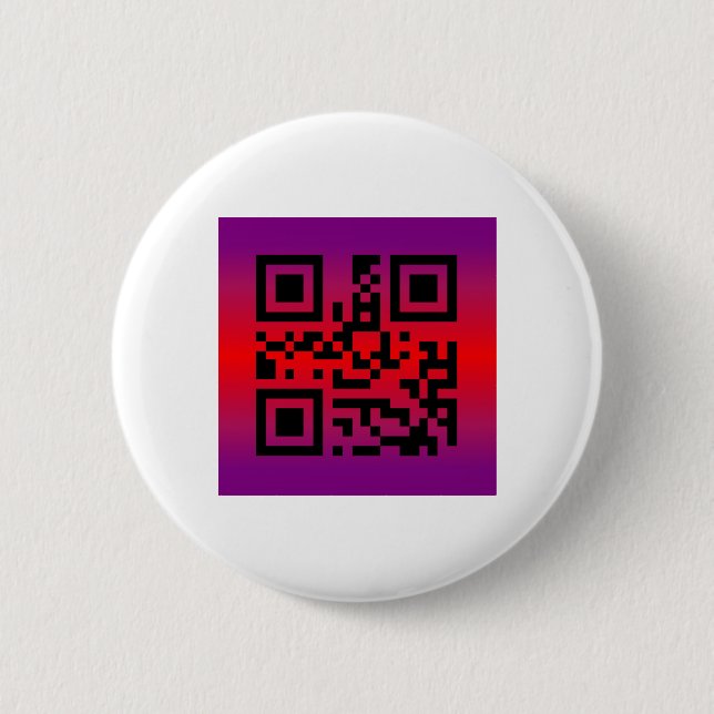 Macaron Rond 5 Cm QR Code® dit : HAPPY EASTER (Devant)