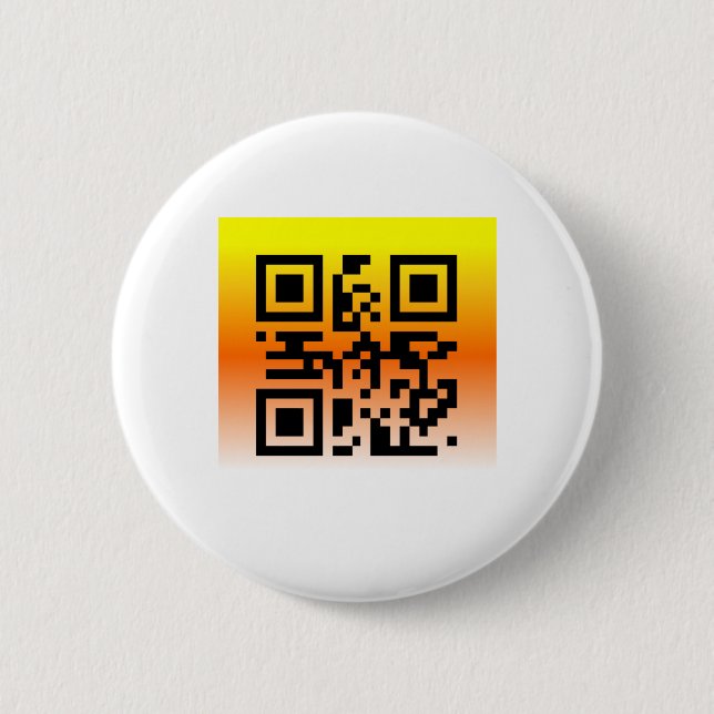 Macaron Rond 5 Cm QR Code® Dit : HEUREUX HALLOWEEN (Devant)