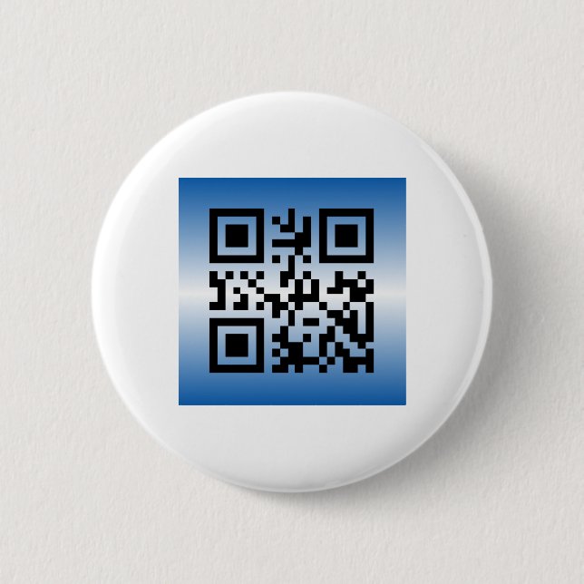 Macaron Rond 5 Cm QR Code® dit : HEUREUX HANOUKKA (Devant)