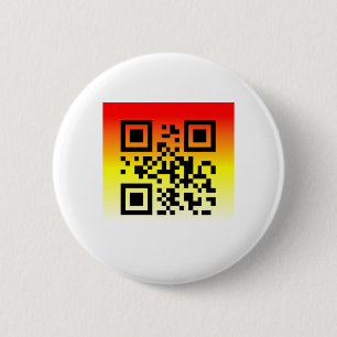 Macaron Rond 5 Cm QR Code® Dit : VOUS ÊTES INVITÉ