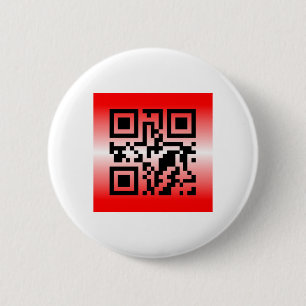 Macaron Rond 5 Cm QR Code® : JE VOUS AIME