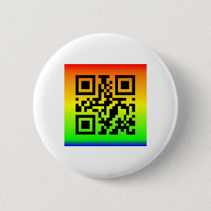 Macaron Rond 5 Cm QR Code® : JOIE