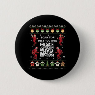 Macaron Rond 5 Cm Qr Trump Dance Code Président Analyse De L'Instruc