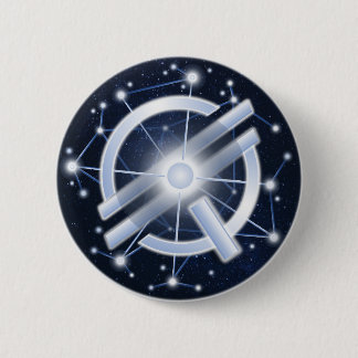 Macaron Rond 5 Cm QSI - Bouton