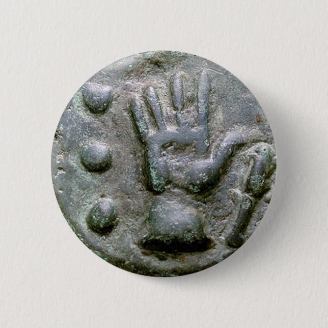 Macaron Rond 5 Cm Quadrans Graves À Droite (Devant)