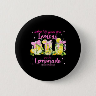 Macaron Rond 5 Cm Quand La Vie Vous Donne Des Citrons Font De La Léo