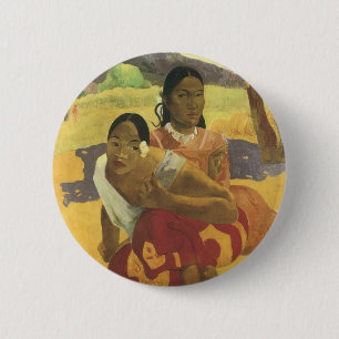 Macaron Rond 5 Cm Quand vous marierez-vous ? par Paul Gauguin, Art V
