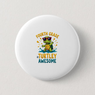 Macaron Rond 5 Cm Quatrième année Tortue-ment Incroyable Premier Jou