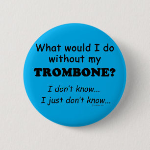 Macaron Rond 5 Cm Que ferais-je, Trombone