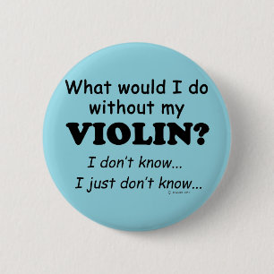 Macaron Rond 5 Cm Que ferais-je, Violon