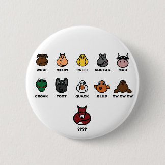 Macaron Rond 5 Cm Que le renard fait-il disent-ils ?