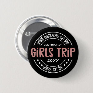 Macaron Rond 5 Cm Que se passe-t-il sur Girls Trip Custom Girls Week