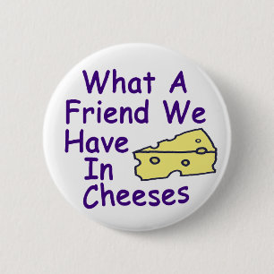 Macaron Rond 5 Cm Quel ami nous avons dans ... (bouton)