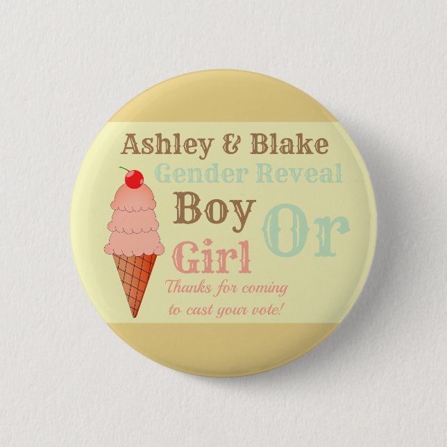 Macaron Rond 5 Cm Quel est le bouton Scoop ? (Devant)