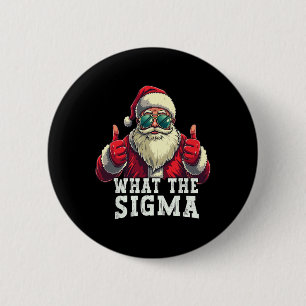 Macaron Rond 5 Cm Quel est le Sigma Santa Funny Christmas Meme Xmas