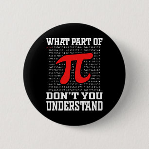 Macaron Rond 5 Cm Quelle partie de Don't You Understanding Pi 3.14 M