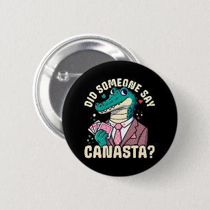 Macaron Rond 5 Cm Quelqu'Un A Dit Canasta
