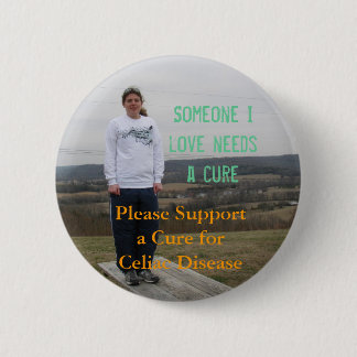 Macaron Rond 5 Cm Quelqu'un bouton 3 d'amour d'I