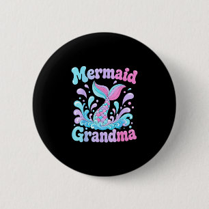 Macaron Rond 5 Cm Queue de sirène ludique avec éclaboussures d'eau d