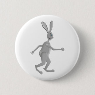 Macaron Rond 5 Cm Rabbit de marche