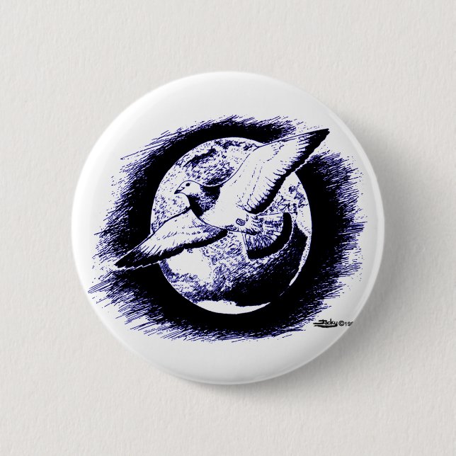 Macaron Rond 5 Cm Racing Homer (Devant)