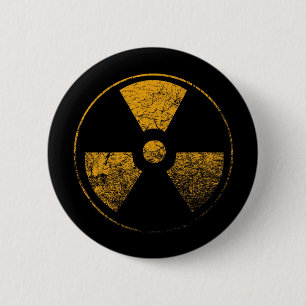 Macaron Rond 5 Cm Radioactif - bouton