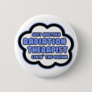 Macaron Rond 5 Cm Radiothérapeute .. Vivre le rêve