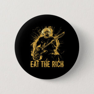 Macaron Rond 5 Cm Rage Contre L'Oligarchie Bernie Sanders Lutte Cont