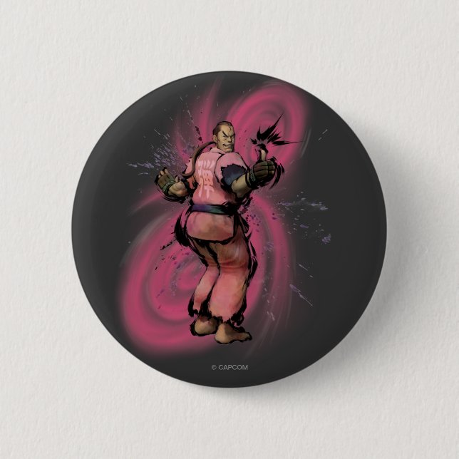 Macaron Rond 5 Cm Raillerie de Dan (Devant)