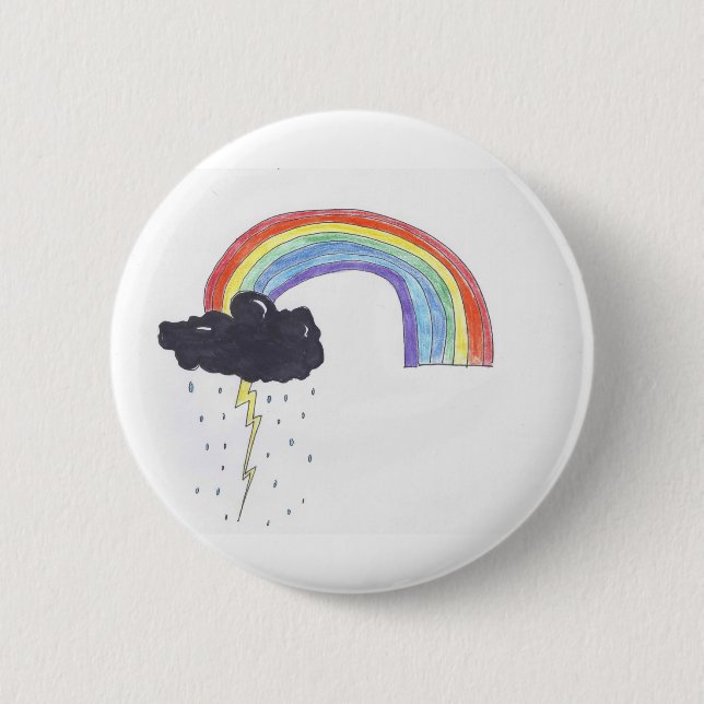 Macaron Rond 5 Cm Rainbow from a (Devant)