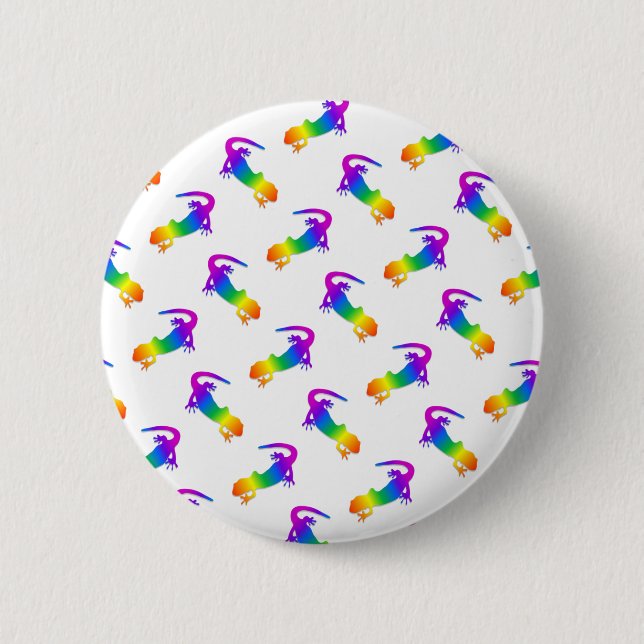 Macaron Rond 5 Cm Rainbow Salamander (Devant)