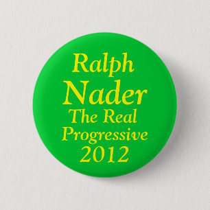 Macaron Rond 5 Cm Ralph Nader pour le président 2012