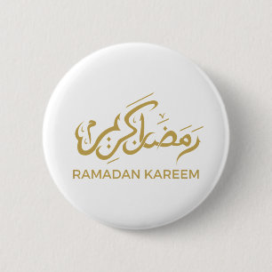 Macaron Rond 5 Cm Ramadan Kareem arabe islamique