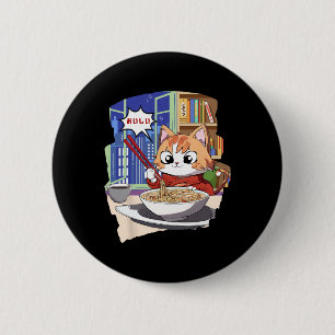 Macaron Rond 5 Cm Ramen Kawaii Cat Anime