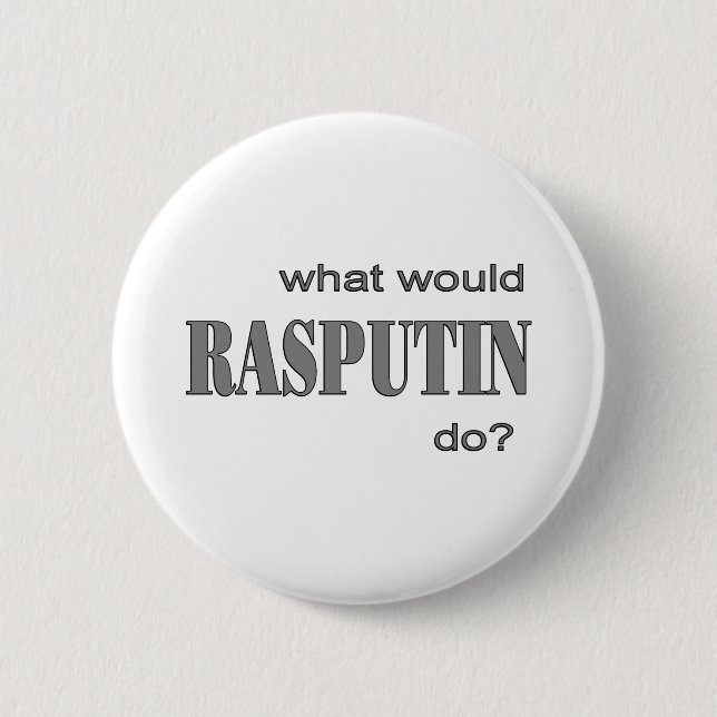 Macaron Rond 5 Cm Rasputin (Devant)