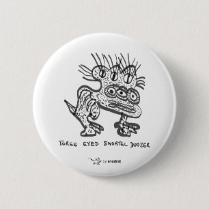 Macaron Rond 5 Cm Rat de Snod : Snortel observé par trois Doozer