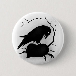Macaron Rond 5 Cm Raven