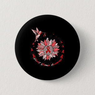 Macaron Rond 5 Cm Rayon de tournesol Colibri