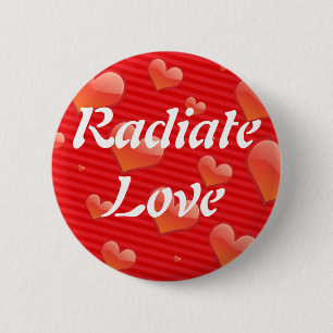 Macaron Rond 5 Cm Rayonnez le bouton d'amour