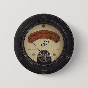 Macaron Rond 5 Cm Raytheometer Pin de professeur Temple's