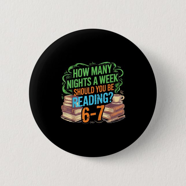 Macaron Rond 5 Cm Reading 67 Meme Englieacher Funny 67 Librarian  (Devant)