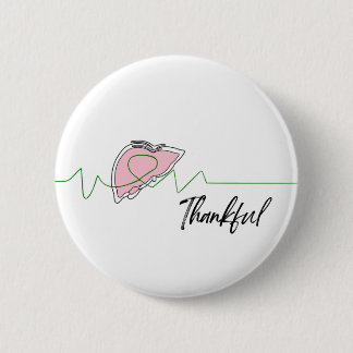 Macaron Rond 5 Cm Receveur d'une greffe du foie, cadeau de récupérat