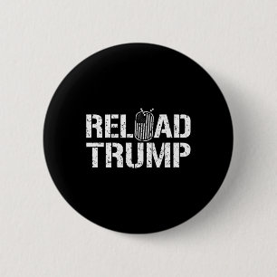 Macaron Rond 5 Cm Recharger Trump Vétéran Pour Trump