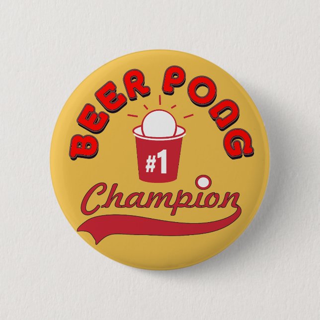 Macaron Rond 5 Cm Récompense de puanteur de bière (Devant)