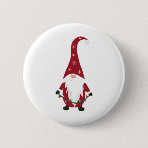 Macaron Rond 5 Cm Red gnome