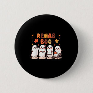 Macaron Rond 5 Cm Rééducation Boo Halloween Amusement Fantôme Thérap