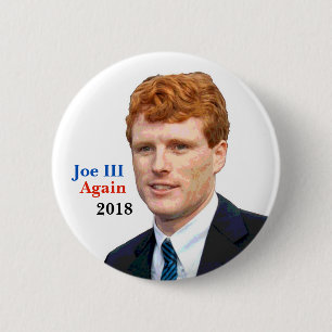 Macaron Rond 5 Cm Réélisez Joe Kennedy III en 2018