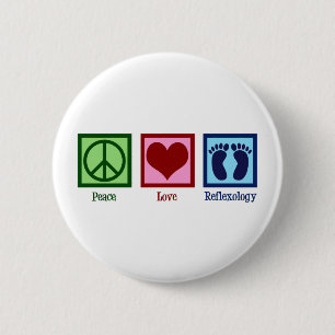 Macaron Rond 5 Cm Reflexologist Peace Love Reflexology Foot Massage
